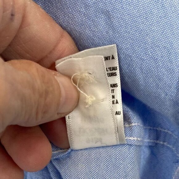 Aeropostale Mens Shirt Small Oxford Button Down Long Sleeve Casual Blue Classic - Picture 9 of 13